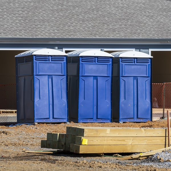 are there any restrictions on what items can be disposed of in the porta potties in Wingina